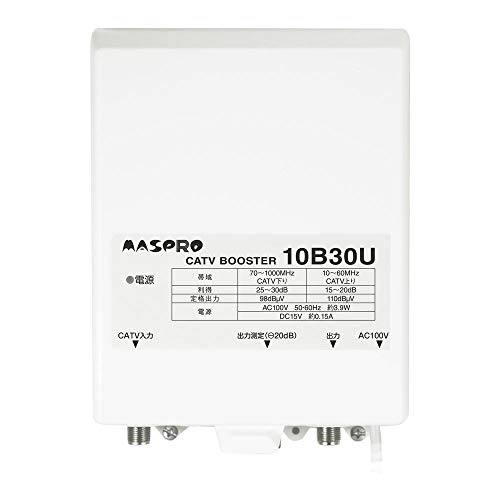 Amazon.co.jp: マスプロ電工 CATVブースター 30dBタイプ 上り増幅