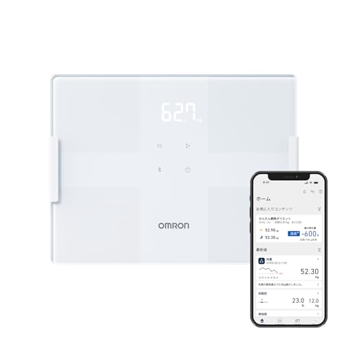 Amazon | オムロン 体重 体組成計 カラダスキャン ホワイト KRD-503T-W
