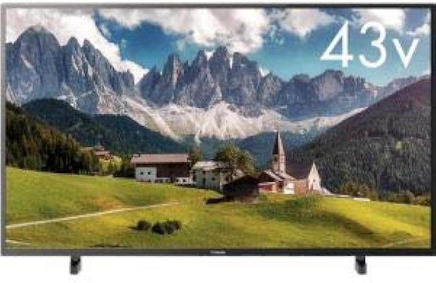 Amazon | フナイ 43V型 液晶 テレビ 4K チューナー内蔵 ダブル
