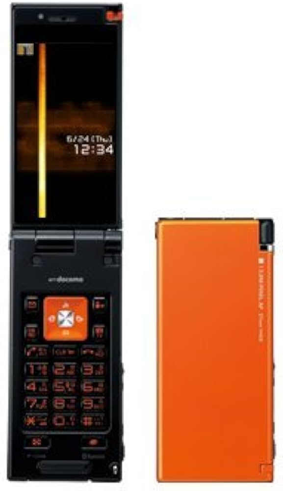 Amazon | docomo PRIME series P-04B オレンジ 白ロム | NTTドコモ