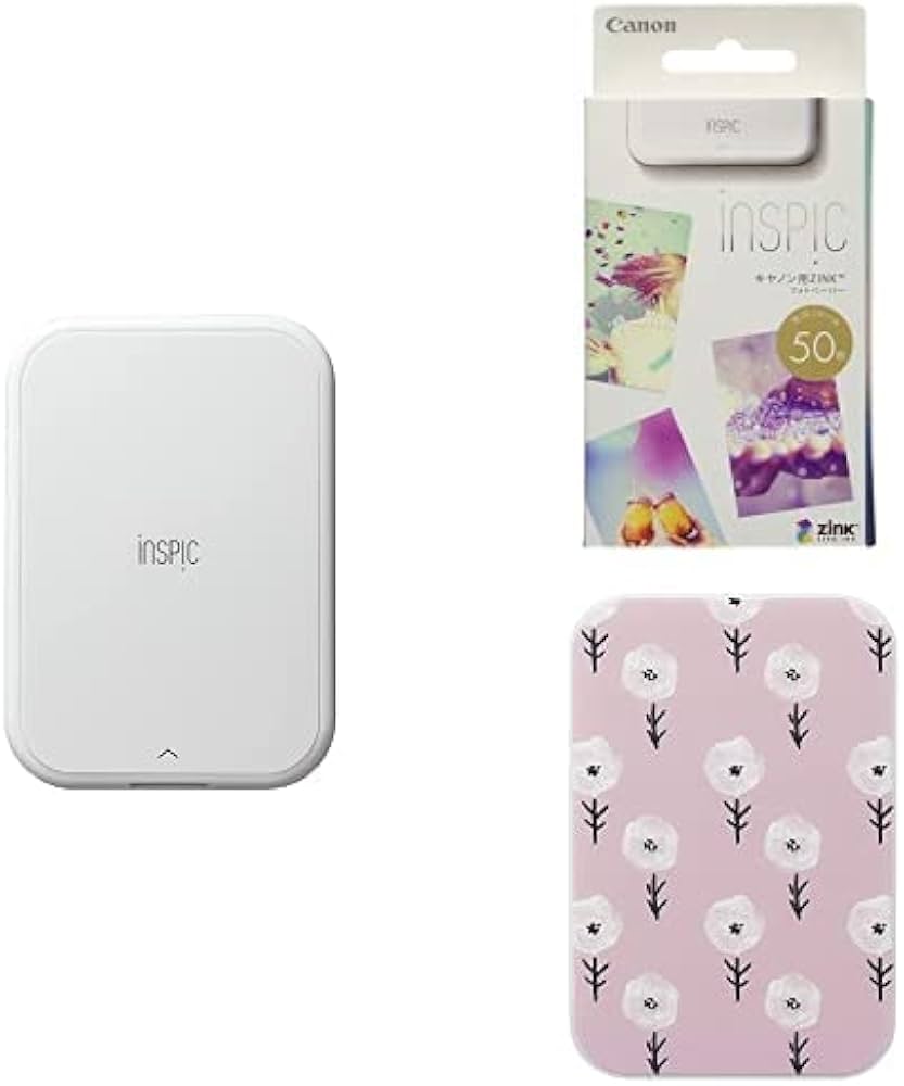 Amazon.co.jp: 【3点セット】Canon スマホ専用ミニフォトプリンター