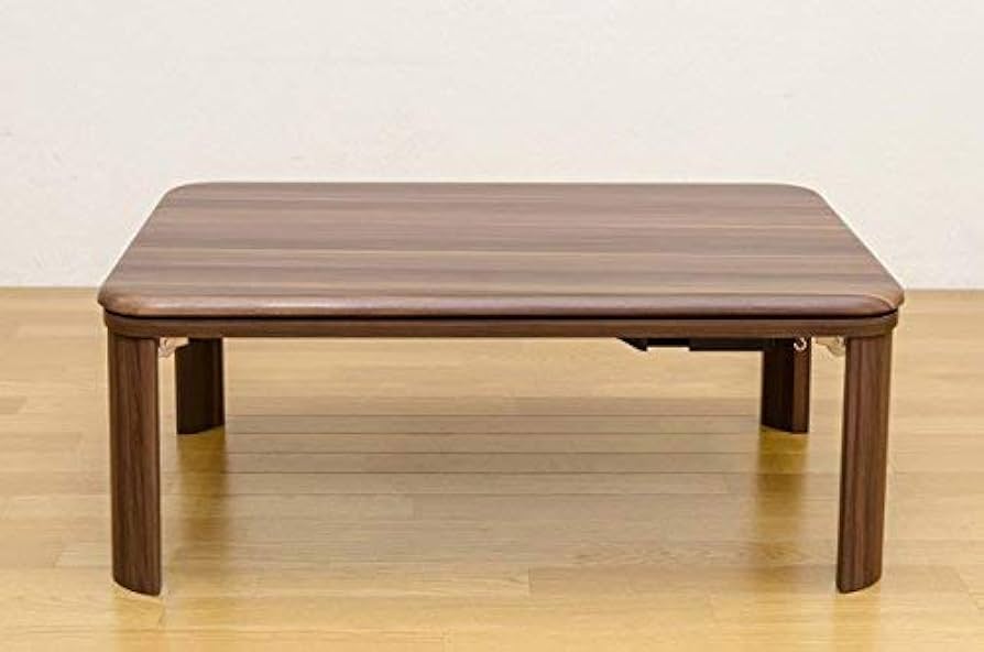Amazon | 家具調折脚フラットヒーターコタツ 折りたたみ ウオール