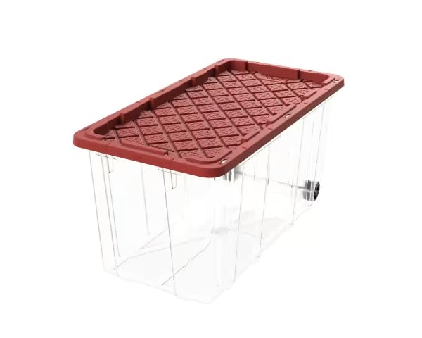 Amazon.com - Heavy-Duty 77 Gallon Storage Tote with Wheels and