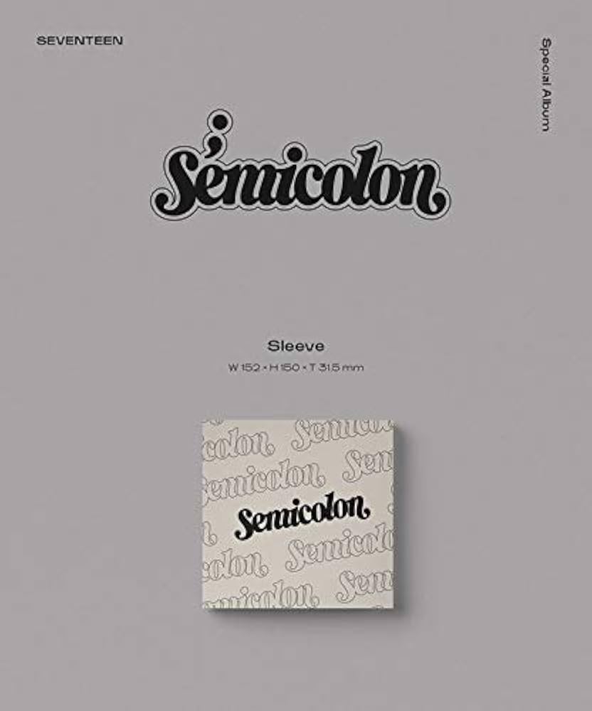 Amazon.co.jp: SEVENTEEN - SPECIAL ALBUM ; [ SEMICOLON ] セブチ