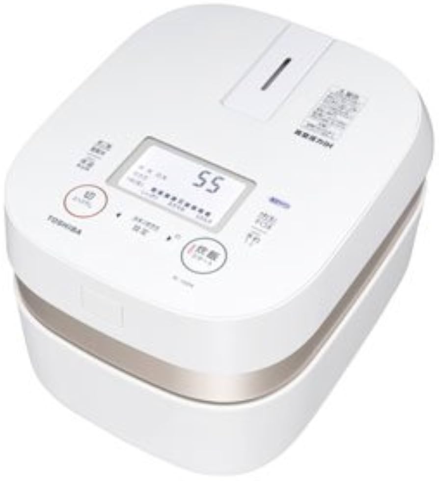 Amazon | 東芝 真空圧力IHジャー炊飯器（5.5合炊き） グランホワイト