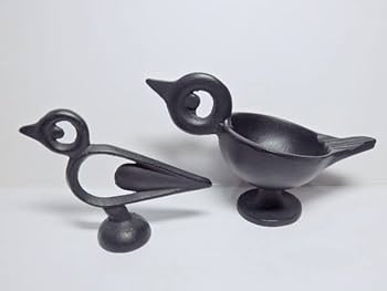 Amazon.co.jp: 馬場忠寛 南部鉄器 鳥 オブジェ ヴィンテージ 民芸