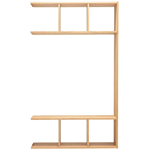 無印良品 スタッキングシェルフ5段用3列オープン型追加セット/オーク材