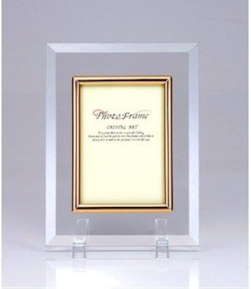 Amazon.co.jp: クリスタルフォトフレーム/写真立て 【L版対応】 127