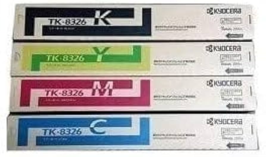 Amazon.co.jp: 京セラ トナーカートリッジTK-8326 4色セット 純正品