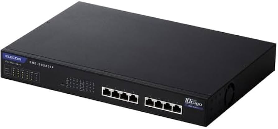 Amazon | エレコム 法人用Webスマートスイッチングハブ MultiGigabit