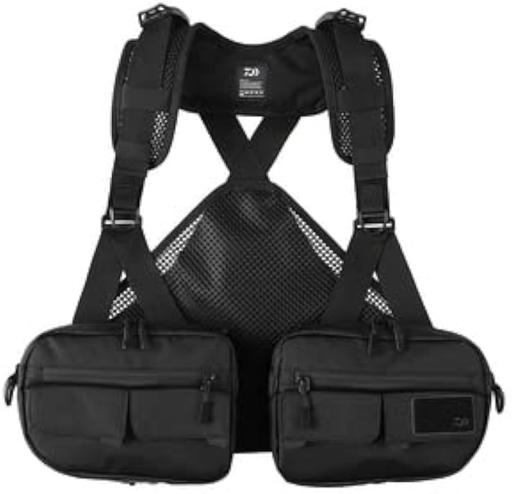 Amazon | ダイワ(DAIWA) フィッシングベスト DV-3522 ブラック Free