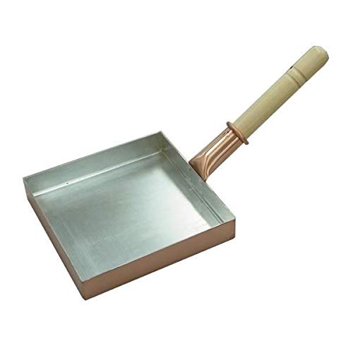 Amazon｜中村銅器製作所 銅製 卵焼き鍋 角型 21cm｜玉子焼き器