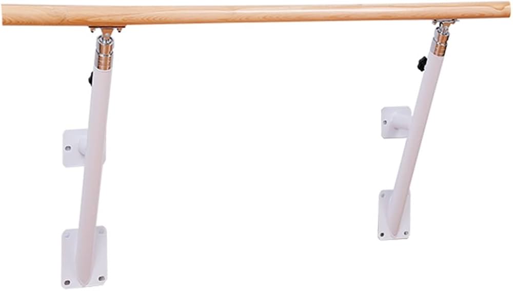Amazon | バレエバー 壁掛けスチールバレエバー、高さ調節可能80-120cm