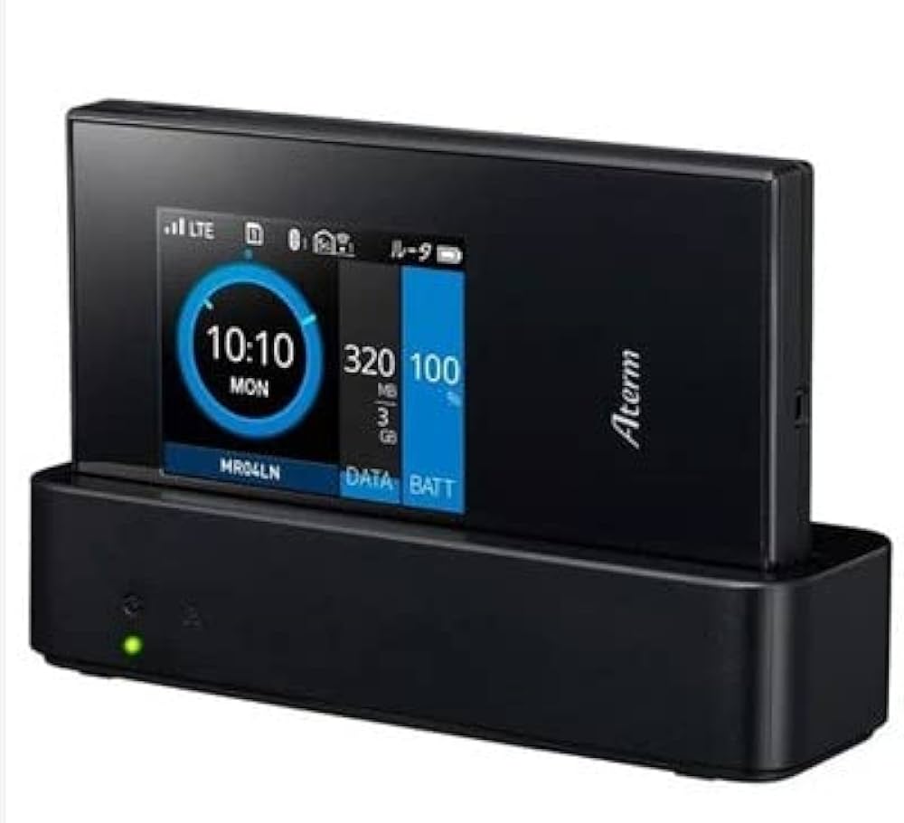 Amazon | NEC Aterm MR04LN 3B (PA-MS04LN) 【クレードル付】 | NEC