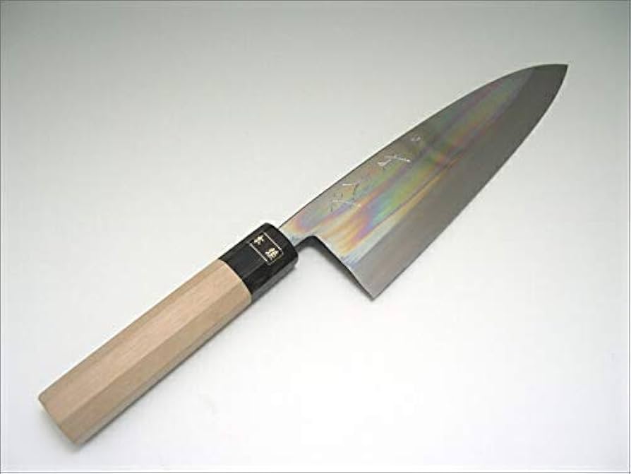 Amazon｜本焼白 出刃包丁 〔 安来鋼 白鋼三鋼 〕 180mm｜出刃包丁