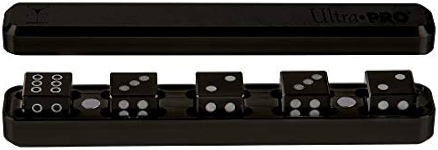 Amazon.co.jp: ULTRA PRO Black Gravity Dice - Set of 5 D6 : おもちゃ