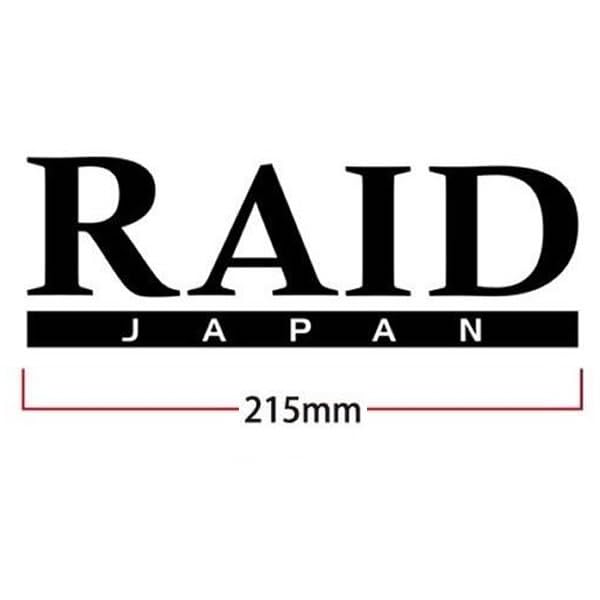 Amazon | レイドジャパン カッティングステッカー 215mm WHITE 215mm