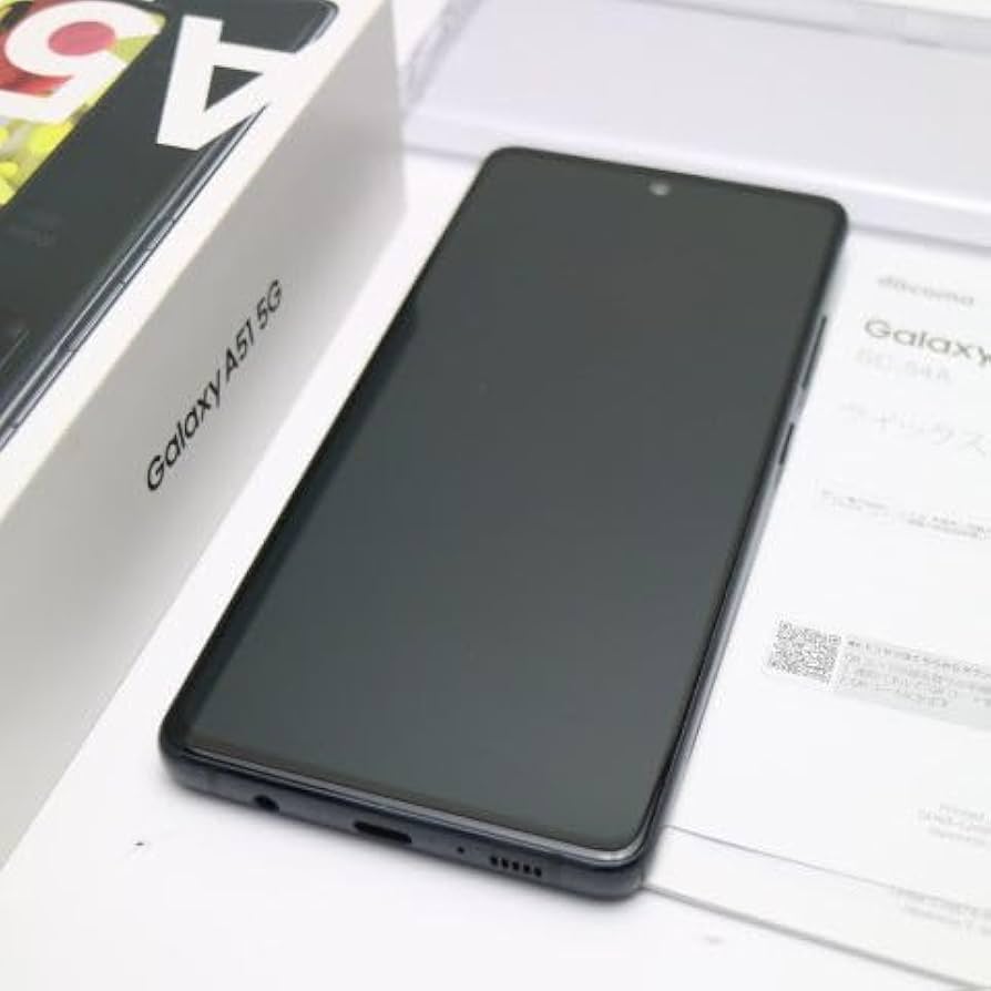 Amazon | SIMフリー docomo Galaxy A51 5G SC-54A [プリズム