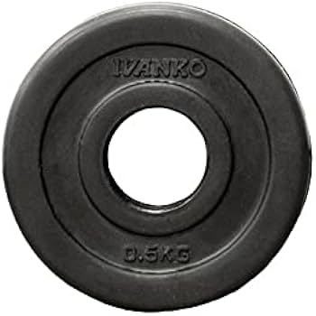 Amazon | IVANKO(イヴァンコ) ラバープレート 0.5kg ブラック ウェイト