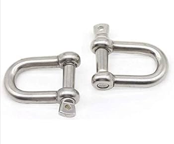 Amazon.co.jp: ワイヤーシャックル6㎜ ステン製シャックル しゃっくる