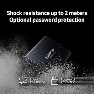 Amazon | Samsung 外付けSSD T5 1TB USB3.1 Gen2対応 MU-PA1T0B/WW