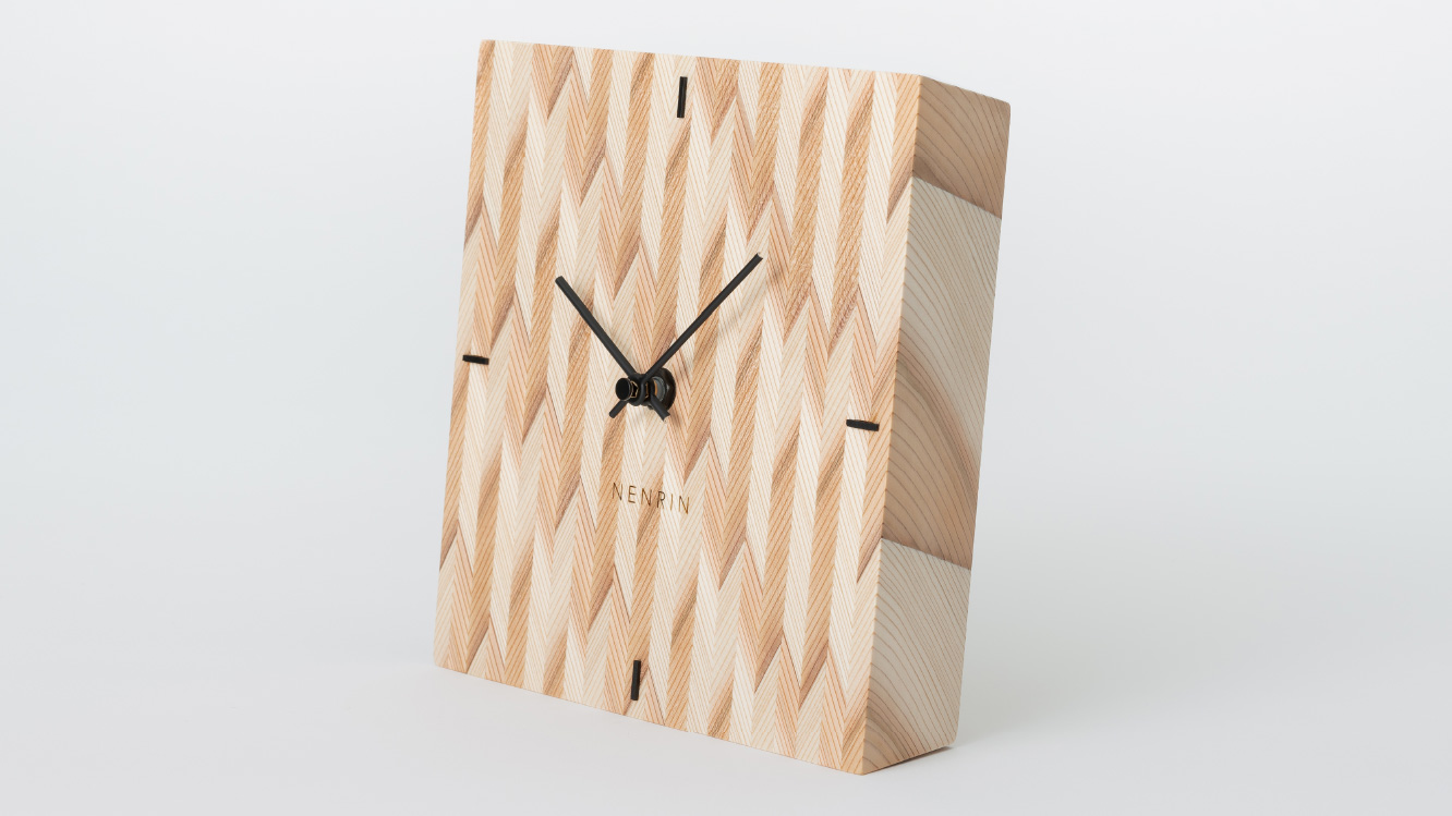 NENRIN CLOCK 175 矢絣 - ミマツ工芸