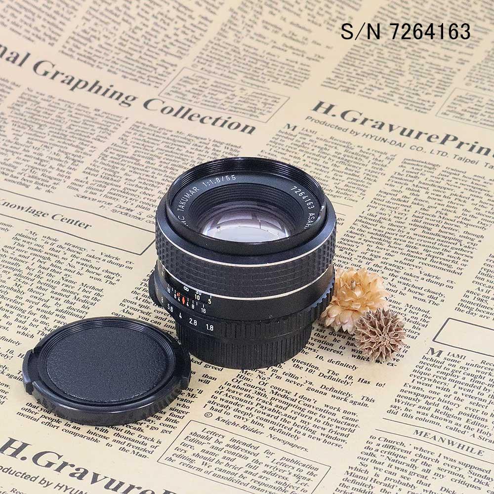 保証付 】【中古】 ペンタックス PENTAX SMC TAKUMAR 55mm F1.8 S/N