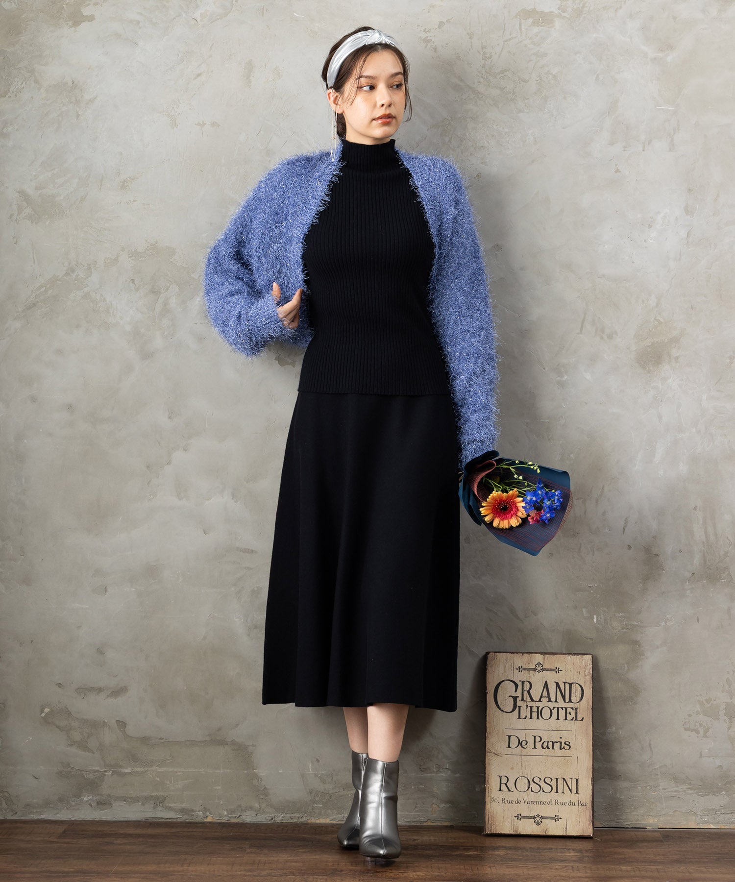 レディース ラメ シャギー ニット｜JETSET SOLO PLUS(ジェットセット