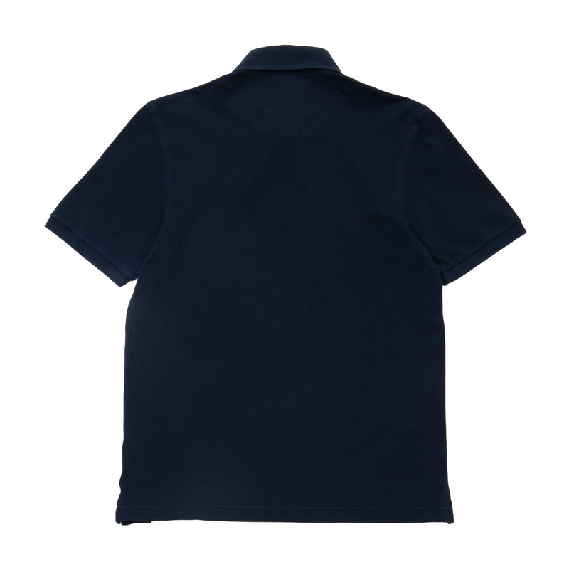 鹿の子 製品染め ポロシャツ S/SLV ネイビー – MINIMAL WARDROBE