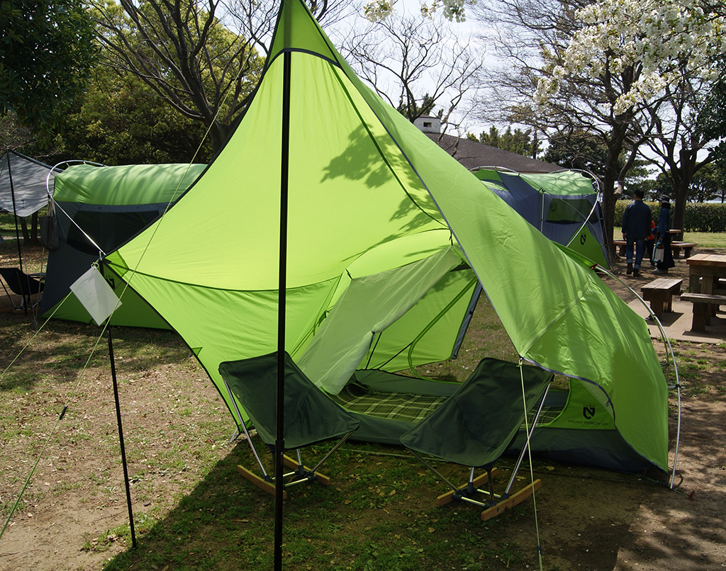 デイキャンプに使いたい＜ニーモ（NEMO ）フロントポーチ2Pテント