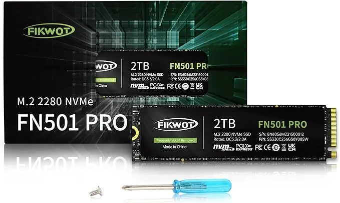 Fikwot - FN501 Pro 2TB NVMe SSD の評価 | SHOPSTAFF