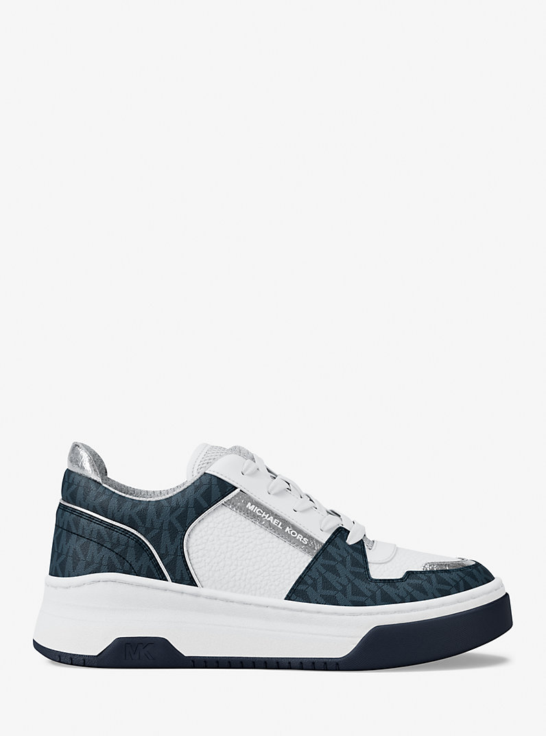 Lexi Mixed-Media Sneaker in ADMIRAL - Sale | Michael Kors [US]
