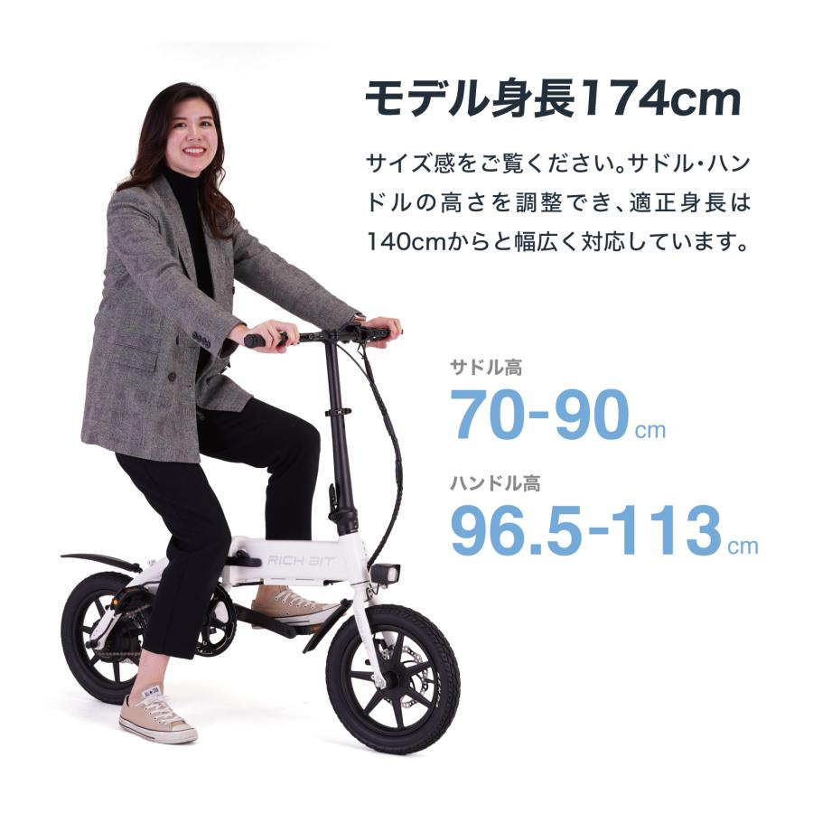 RICHBIT CITY ASSIST（シティブラック）電動アシスト自転車 型式認定