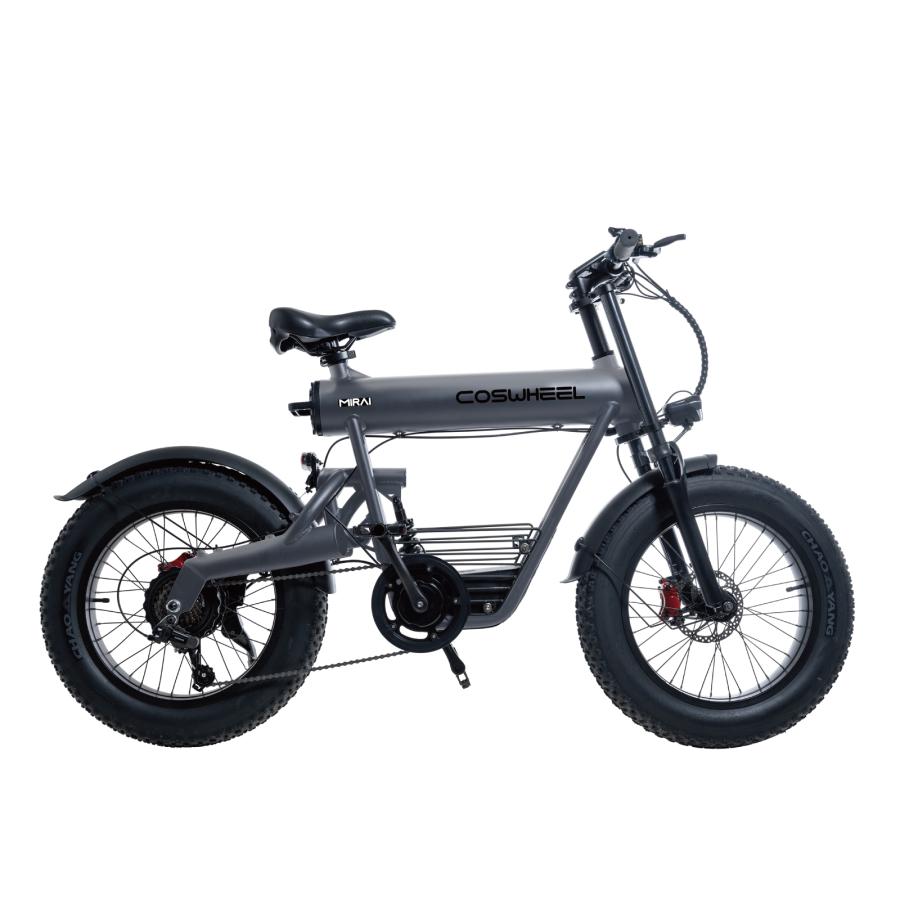 電動アシスト自転車 COSWHEEL MIRAI SPORTY 20インチ ファットタイヤ