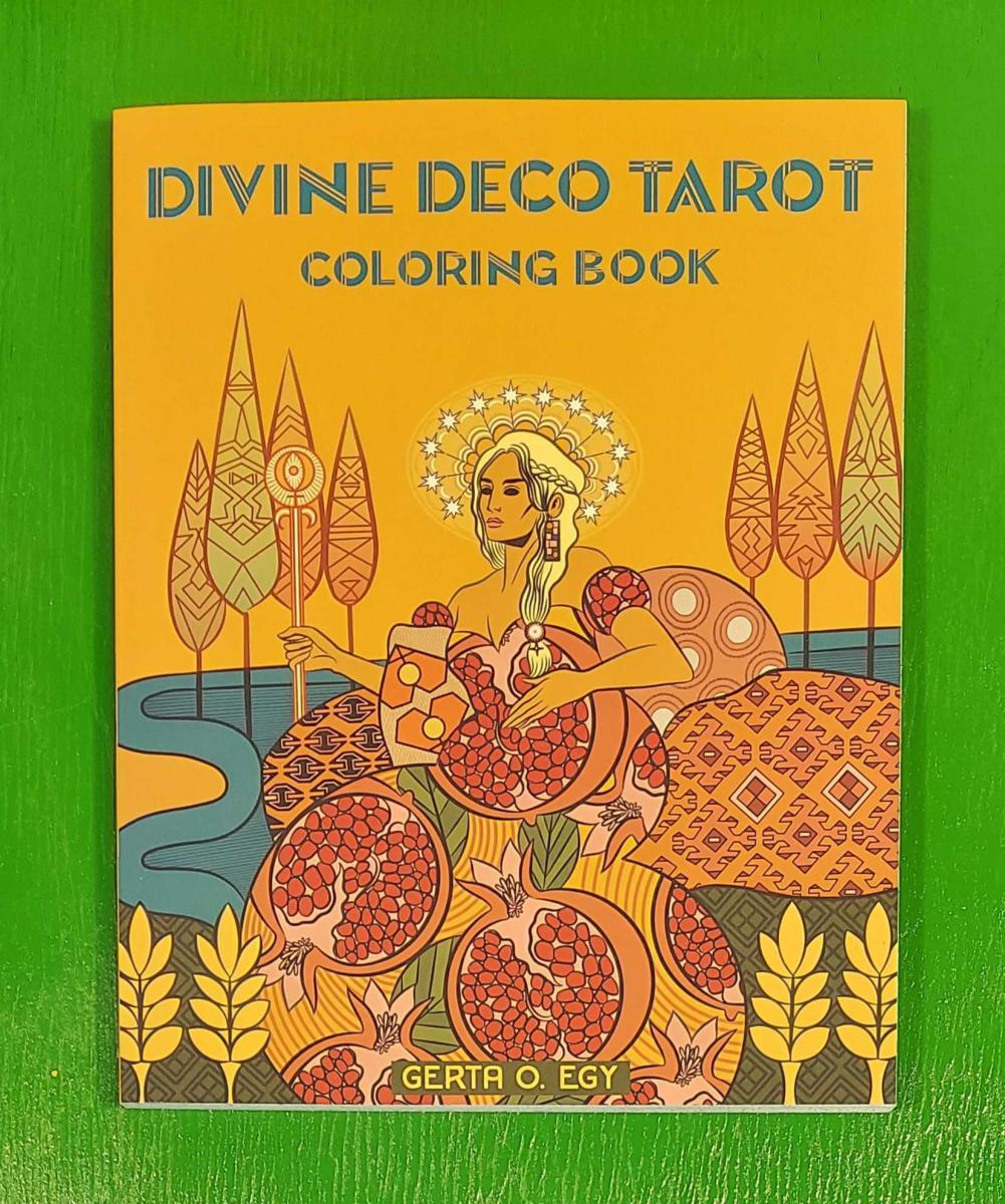 Divine Deco Tarot Coloring Book | Microcosm Publishing