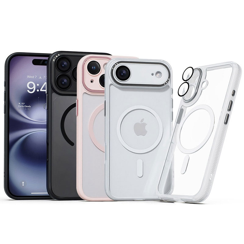 レンズガード一体型MagSafe対応クリアケース【iPhone 16 / 15 / 14