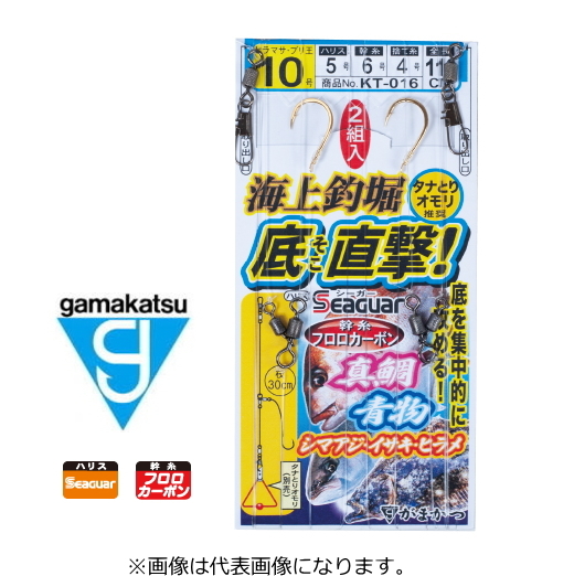 がまかつ （Gamakatsu） 【ポスト投函型可】 海上釣堀 底直撃仕掛 （12