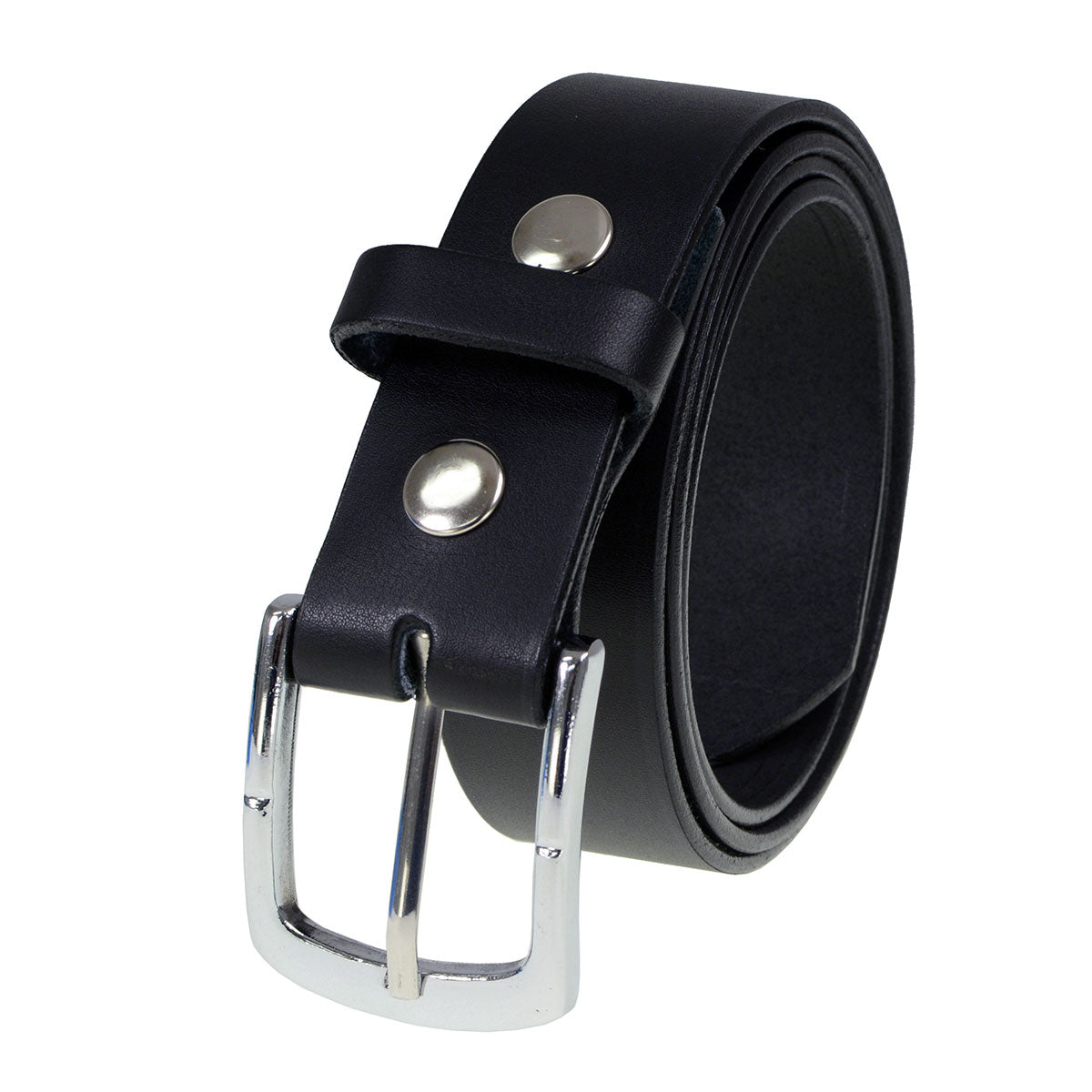 Milwaukee Leather MP7114 Men's Classic Black Leather Belt with