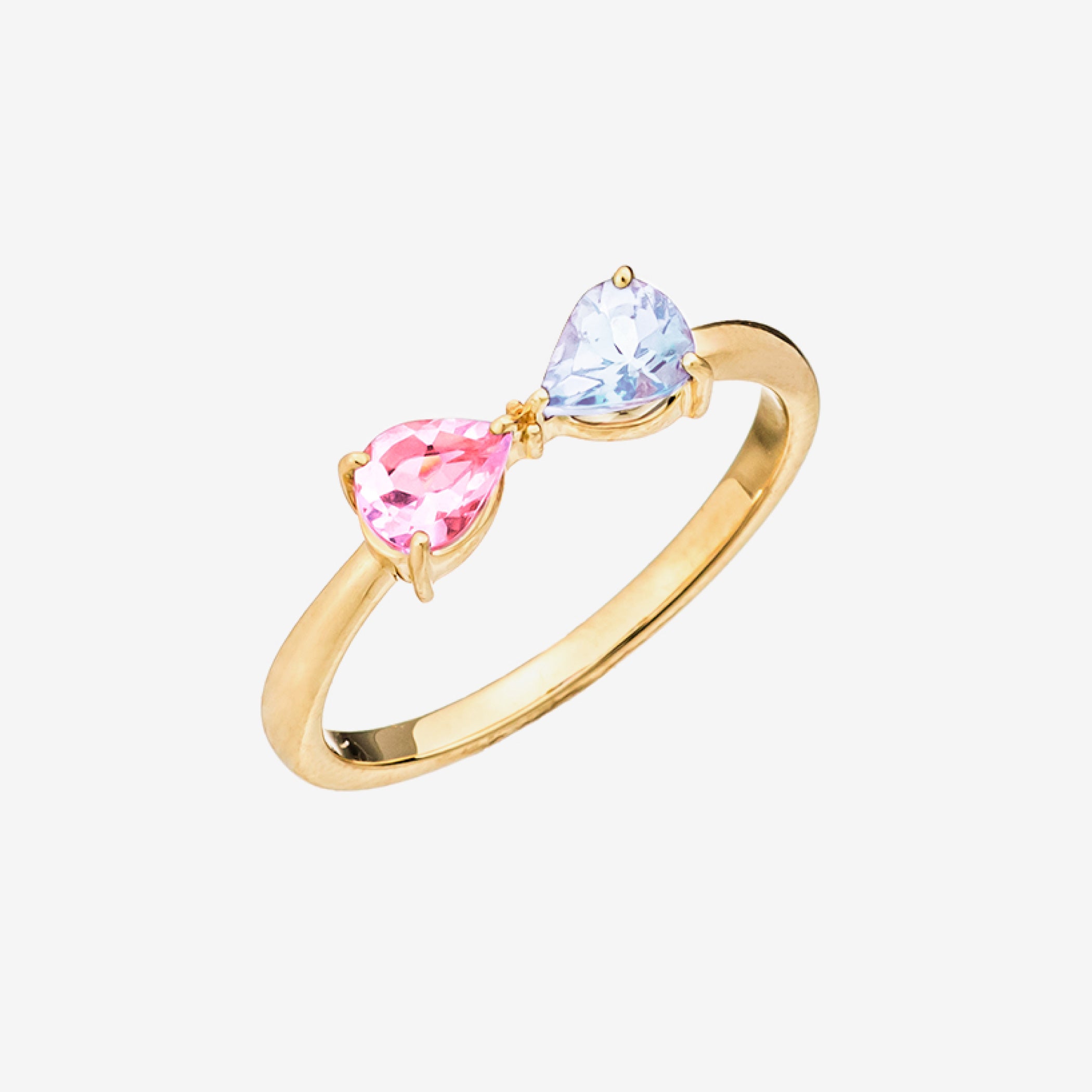 受注生産品】TSUNAGU K10 イエローゴールド ピンクトルマリン 蠍座