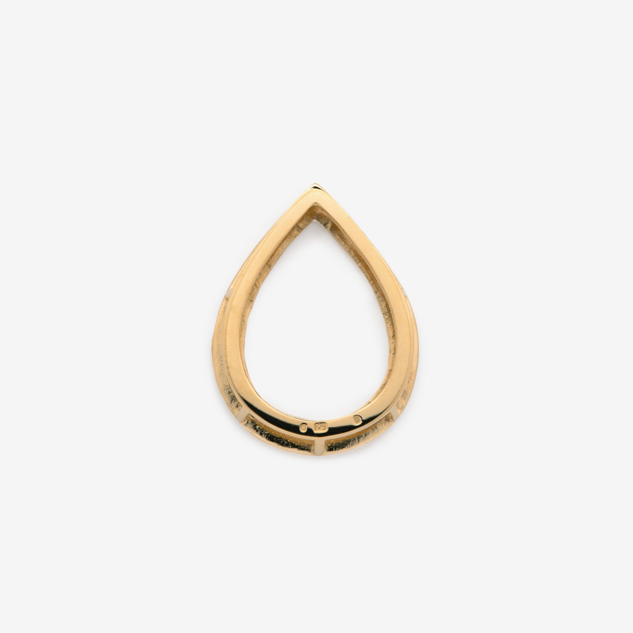 asta Iris】K18 イエローゴールド ダイヤモンド しずく ネックレス