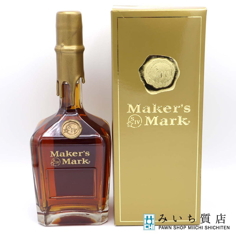 お酒 未開栓 ウイスキー メーカーズマーク VIP ゴールドトップ 750ml