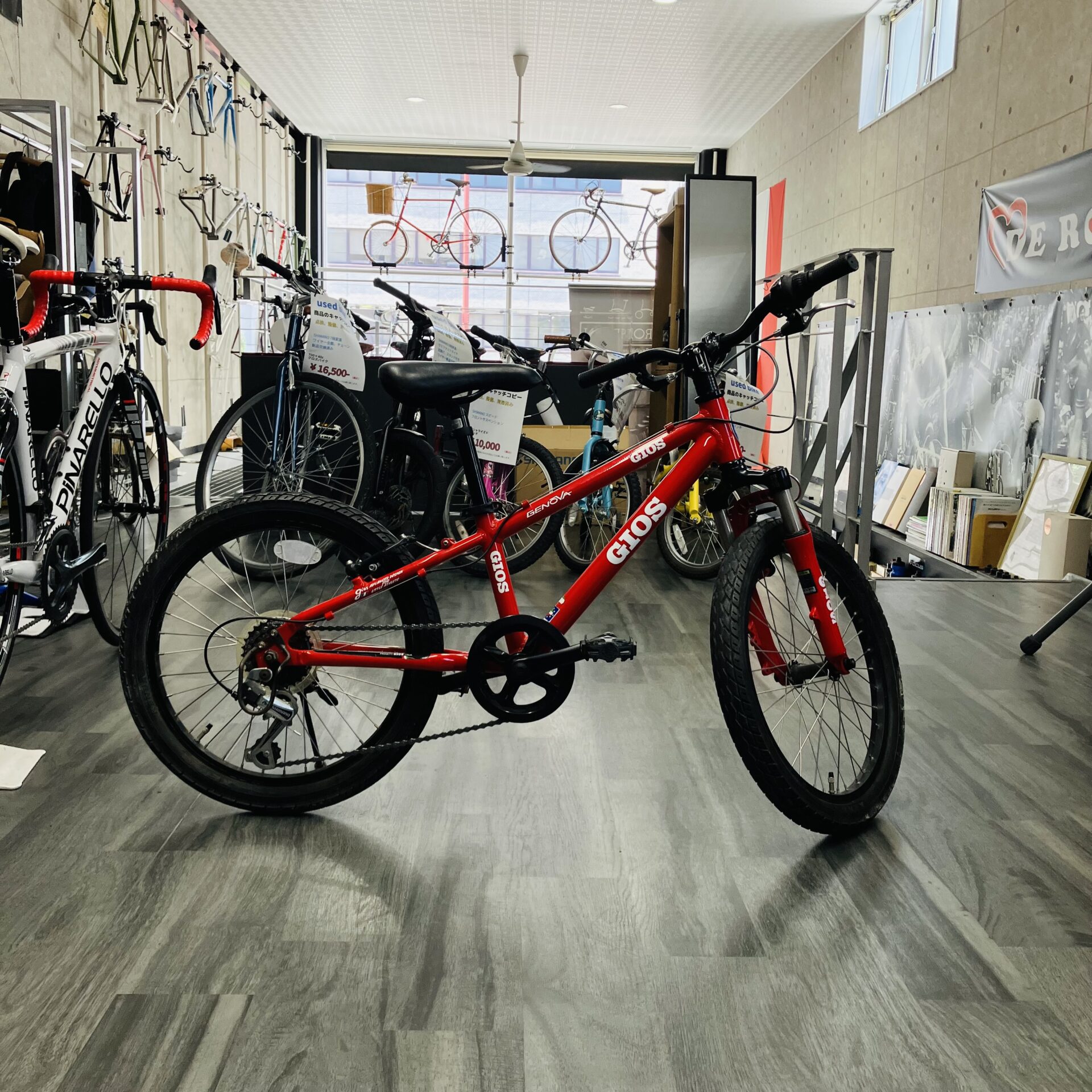 GIOS GENOVA（20インチ キッズバイク）｜ミソノイサイクル｜浜松で