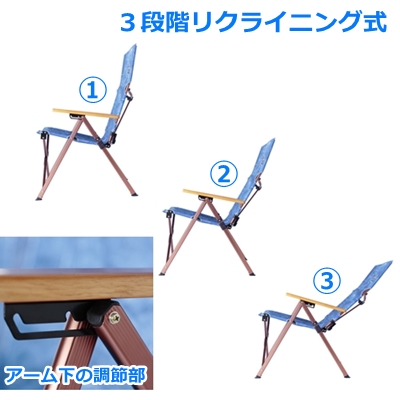 コールマン] インディゴレーベル/レイチェア | ミッション・レンタルギア