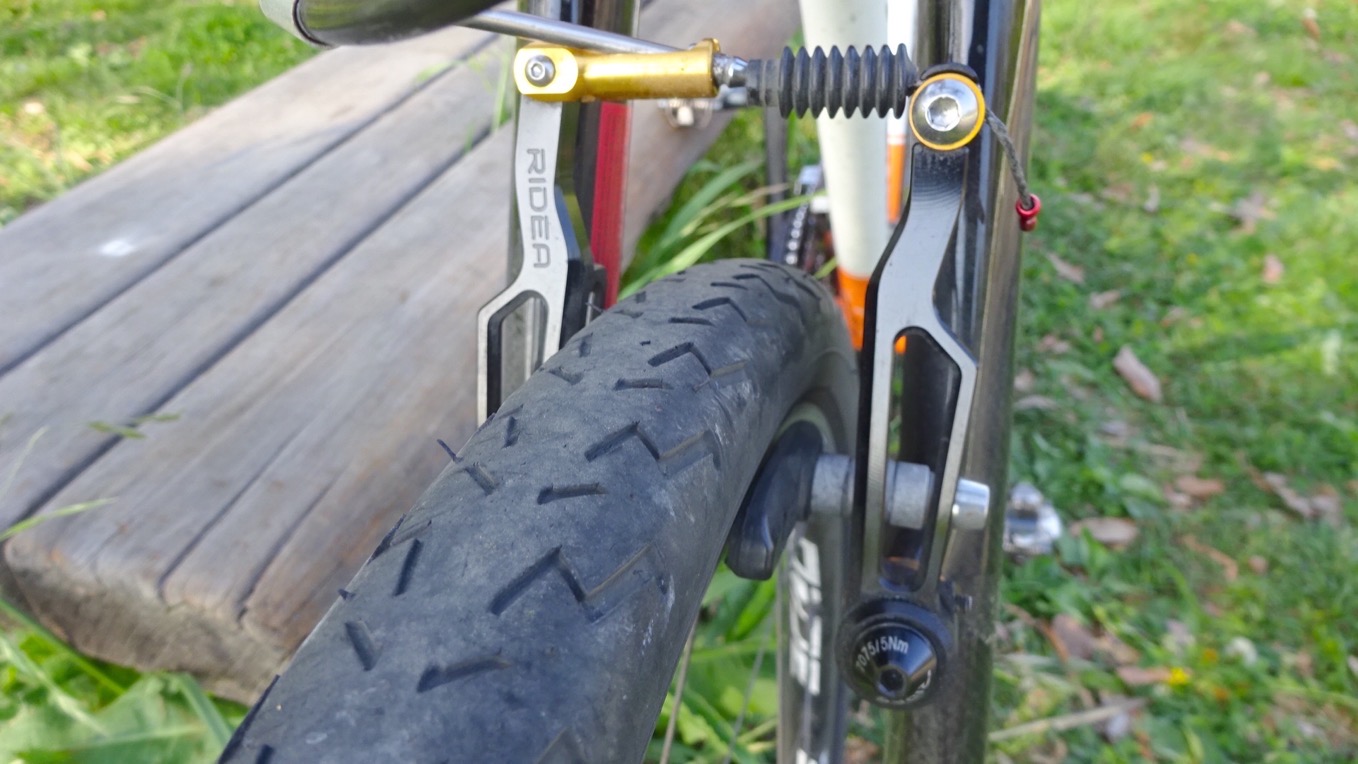 RIDEAのCLV Vブレーキは超軽量でインチアップにも対応！ | Mitchie Mの