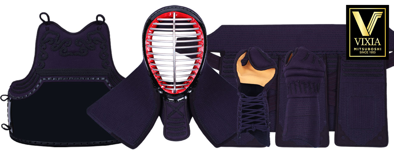 ヴィクシア剣道具紺バイオメッシュ6㎜剣道防具セット – NICE KEN