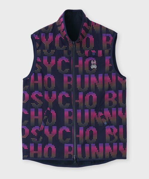 GOLF] ドットプリント リバーシブル ベスト｜サイコバニーの