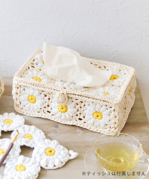 サエラヒスクローネ人形付きティッシュボックス さえら・ヒスクローネ