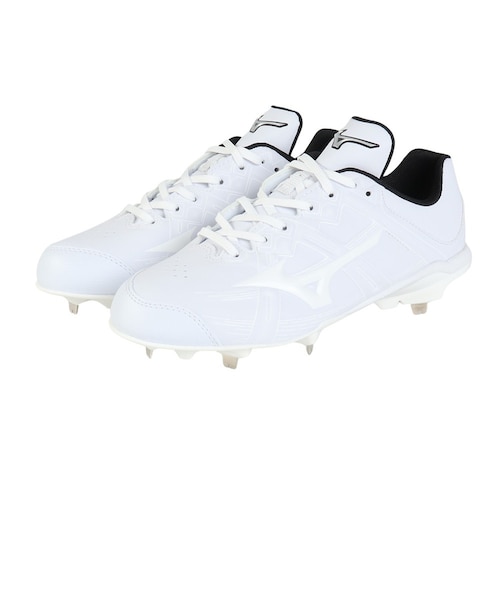 ミズノ（MIZUNO）野球 ソフトボールスパイク 金具 白 ライトレボ