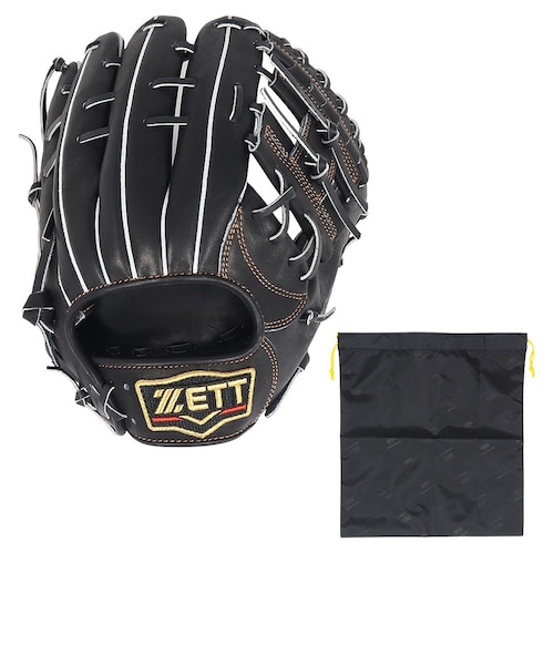 ゼット（ZETT）軟式用グラブ 内野手 野球グローブ 一般 プロステイタス