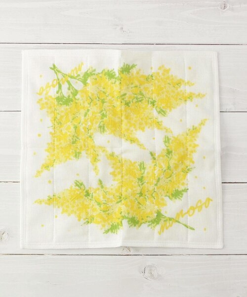 ◇ミモザ かや生地7重ふきん ミモザノワール｜ワンズテラスの通販